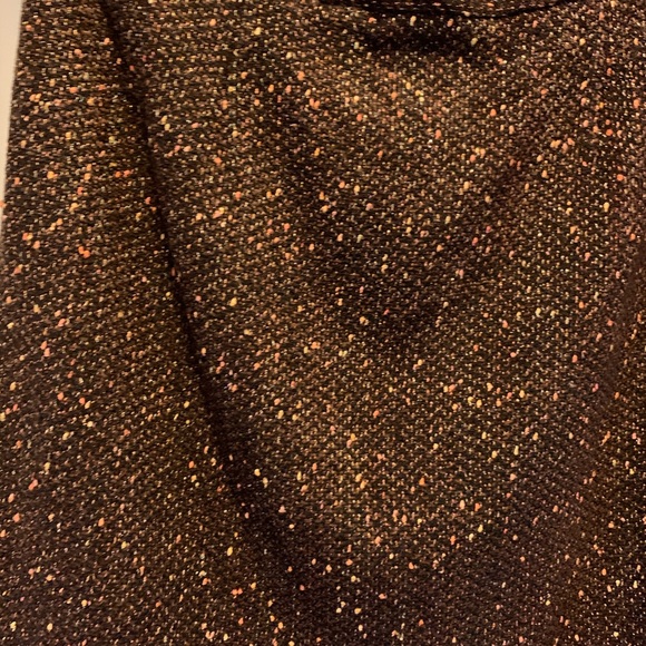 Brown speckled woolen skirt - Picture 2 of 3